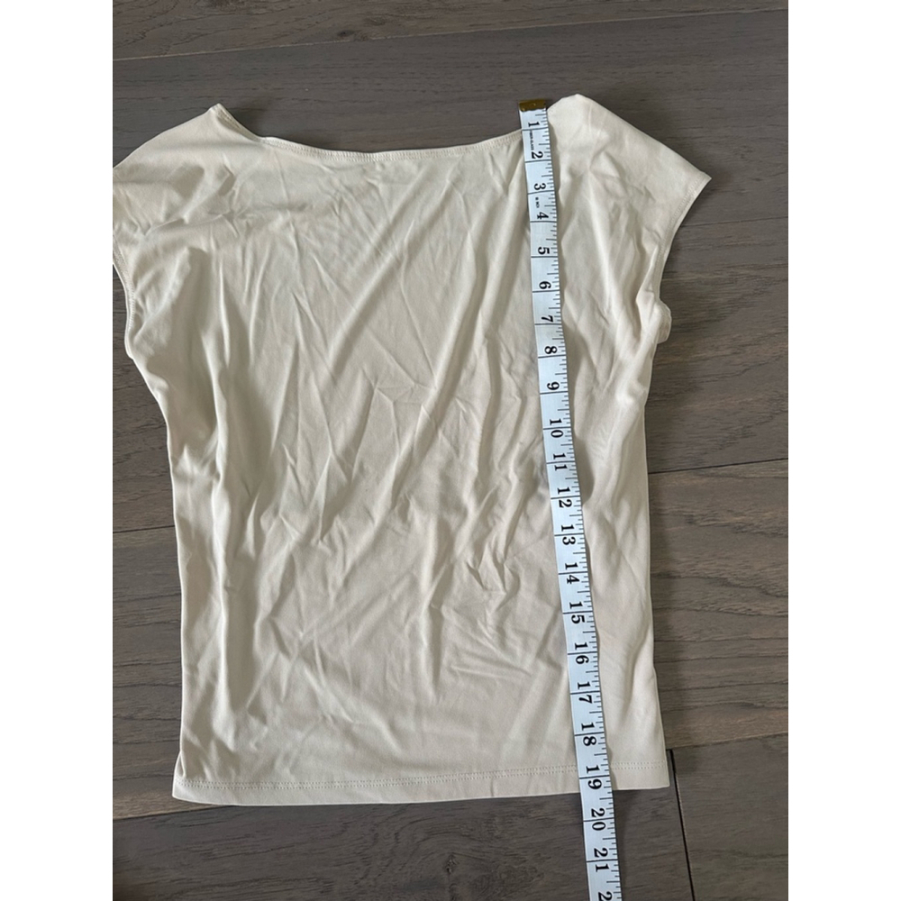 Beige Open Back Top Small - Picture 5 of 6